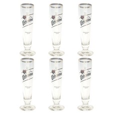 6x Wernesgrüner Bierglas