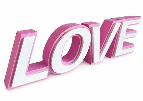 Love schriftzug aufsteller - schriftzug,