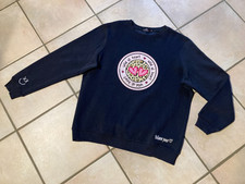 ZWILLINGSHERZ DAMEN-SWEATY-PULLI Gr.XL/46/48 DUNKELBLAU+DRUCK BW/POLYESTER SUPER