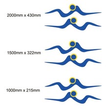 Karawane Aufkleber Set