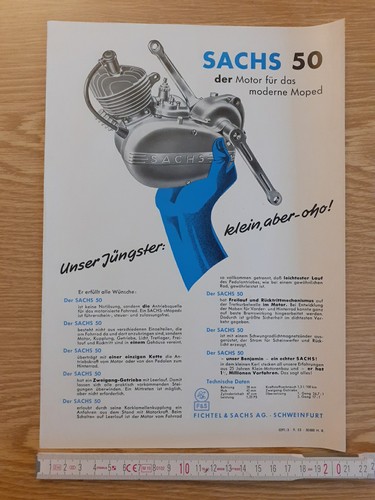 Original prospekt sachs - prospekt,