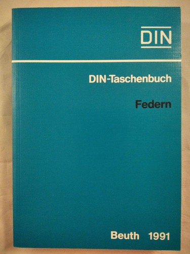 Federn normen - -,
