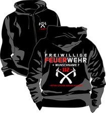 Freiwillige Feuerwehrjacke Kapuzenjacke FFW Jugend Feuerwehr Logo T-Shirt 42
