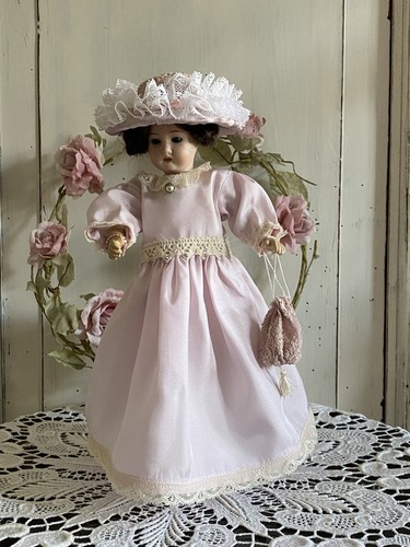 Puppenkleid tasche und - puppenkleid, hut