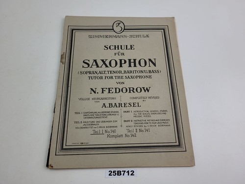 Zimmermann saxophon schule - zimmermann,