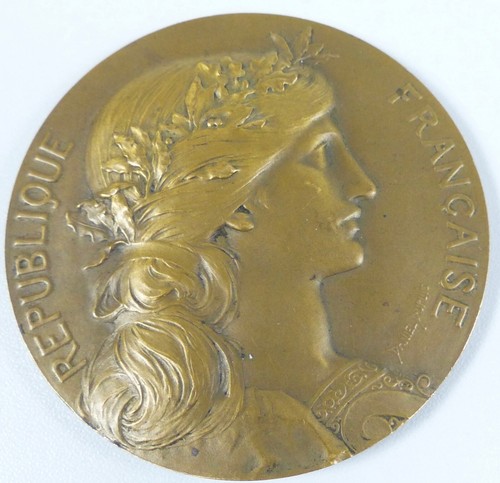 Alte große medaille bronze - große,