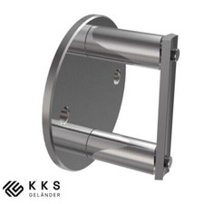 Edelstahl V2A Wandanker Rund