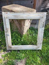 altes Holzfenster mit Rahmen Fenster, shabby chic Dekoration