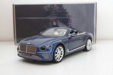 Norev Bentley Continental GT GTC Convertible Blue Crystal OVP 1:18 Modellauto