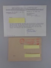 Brief Korrespondenz Besatzungslastenamt Berlin 1958 (8817)