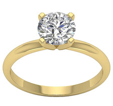 14k gelbgold verlobungsring - 14k,