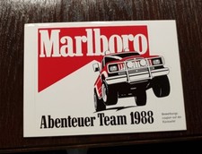 Aufkleber Zigaretten Werbung