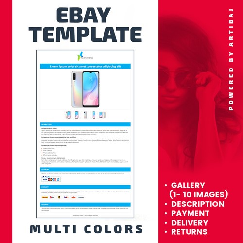 Ebay template auktion vorlage - template/auktion,