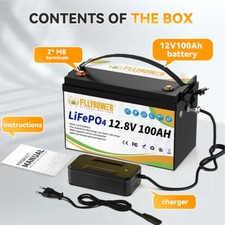 12V 100Ah LiFePO4 Lithium