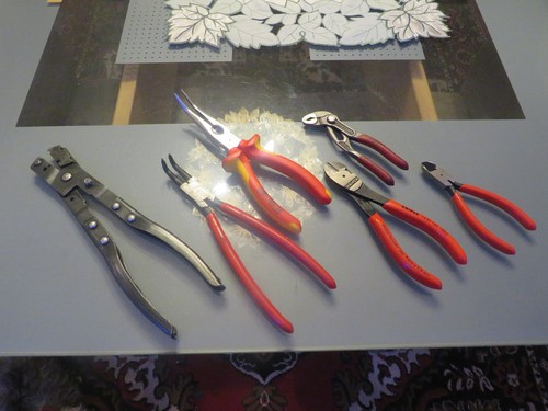 Teils knipex zangen - , zangen-satz