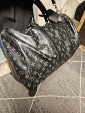 SCHWARZE LEDER-  REISETASCHE (UNISEX)