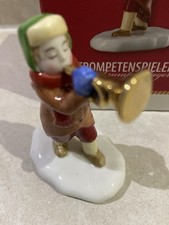 Hutschenreuther Porzellan Trompetenspieler Musiker Figur Christmas