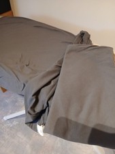 2 Kopfkissenbezüge von Blumtal 80x80 cm, 100 % Baumwoll-Jersey,  anthrazit