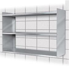 Wandregal aus Edelstahl, BxTxH