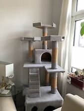 Katzenbaum  Kratzbaum  Spielbaum  fùr Katzen Ca. 184 cm XXL Selbst Neu Bezogen