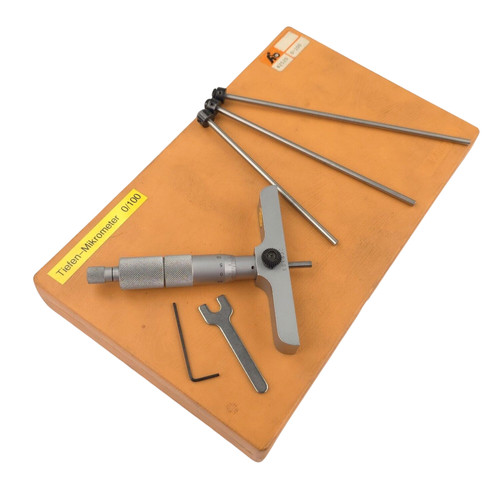 Tiefen mikrometer 100 - mikrometer, 0-100