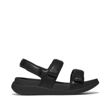 fitflop F-MODE GO DAMEN Sandale Sandalette Komfortsandale schwarz IV9-090