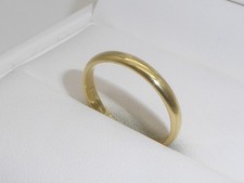750 Gelbgold 18K Gold Ring  2,88 g Trauring Ehering RG 57 -18,1 mm 9572