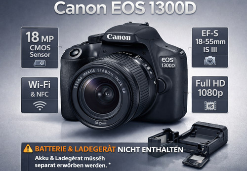 Canon eos 1300d - canon, |