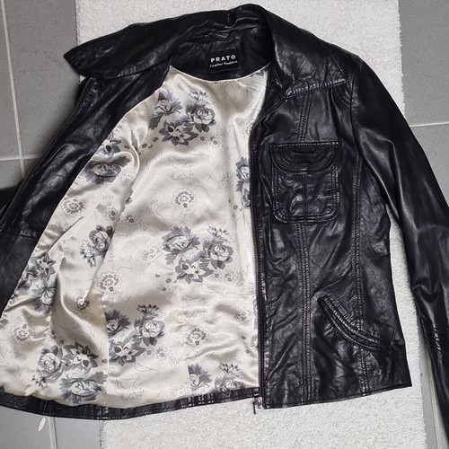 Prato damen lederjacke schwarz - damen,