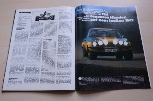 Rallye racing 1974 opel - racing,
