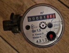 Wasserzähler Wasseruhr  ½" (¾" ÜW) von Invensys - gebraucht