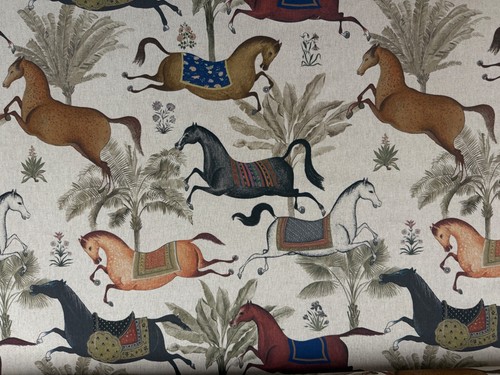 Araber pferd leinenstoff - araber,