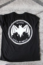39? Bacardi T-Shirt NEU Bat Fledermaus Gr. S Marca de Fabrica Schwarz Rum