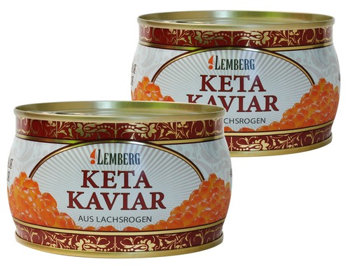 400g keta lachs - 2x, kaviar