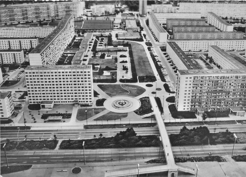 Halle neustadt luftbild - ak,