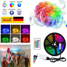 LED Stripe APP Steuerung Bluetooth Licht Bänder mit Fernbedienung Dimmbar