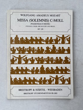 Noten.  Mozart. Missa
