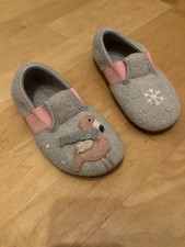 Living Kitzbühel Hausschuhe Größe 28, grau/rosa, Mädchen