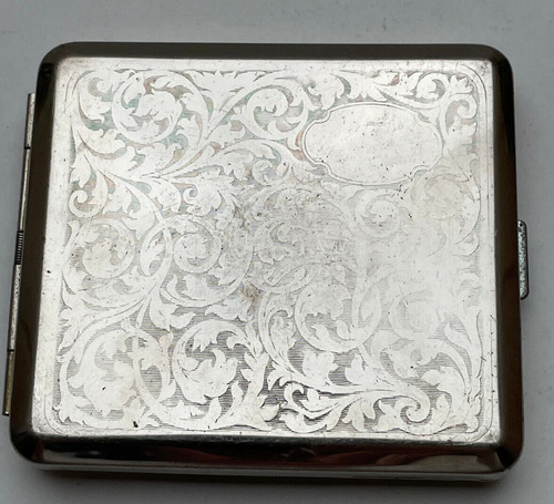 Altes metall etui - metall,