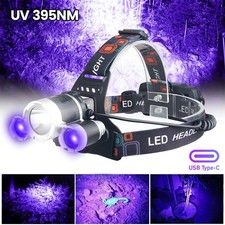 UV 395nm LED Headlamp Super