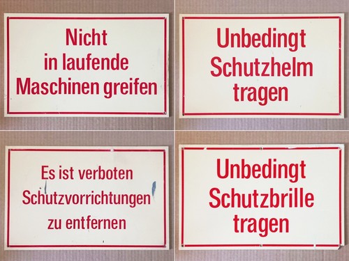 Warnschilder arbeitsschutz - 4,