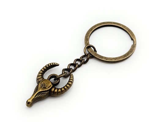 Ziegenkopf widder mit horn - ziegenkopf,