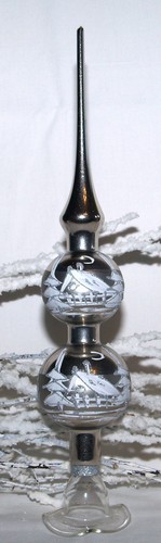 Christbaumspitze antik silber - antik,