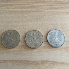 BRD 5 DM 1981 J, 1988G und