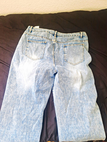 Damen jeans denim blau - xl,