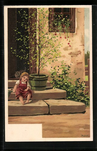 Künstler alfred mailick - künstler-ak,