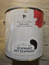 Miss Pompadour Farbe Stark Schimmernd Lack Schwarz mit Schwarz 2,5 Liter