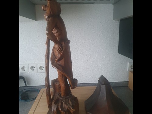 Holzfigur heiliger - holzfigur,,