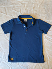 Livipur: PoloSHIRT Kurzarm, blau, 100 % biologische Baumwolle, Größe  116 122
