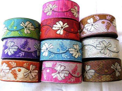 Borte webband zierband floral - webband,